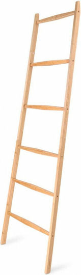 Navaris Scară de Baie cu 6 Locuri De Podea ​56x170cm Maro