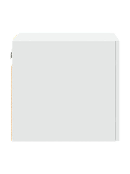 Wall Living Room Cabinet from Particle Board White 40x42.5x40cm