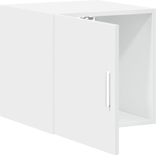 Стенен Шкаф за Хол от ПДЧ Бял 40x42.5x40 см