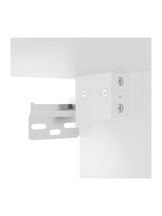 Wall Living Room Cabinet from Particle Board White 40x42.5x40cm