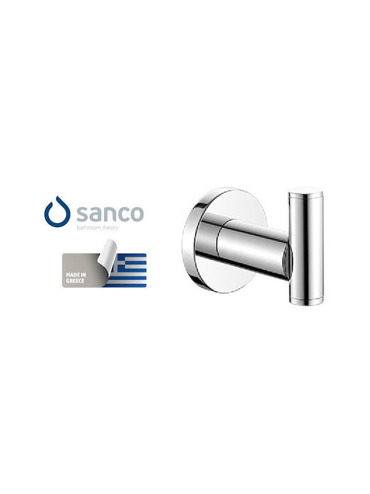 Sanco Galaxy 19908-A03 Haken Badezimmer Einzeln Schrauben Silber