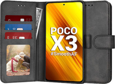 Techsuit Book Μαύρο (Poco X3 NFC / X3 Pro)