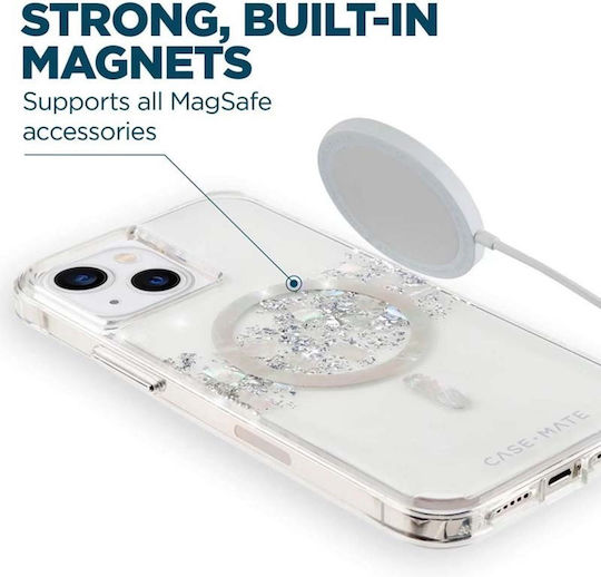 Case-Mate Karat MagSafe Back Cover Σιλικόνης A Touch of Pearl (iPhone 14 Plus)