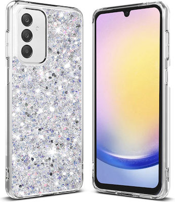 Techsuit Umschlag Rückseite Kunststoff / Silikon Weiß (Galaxy A25 5G)