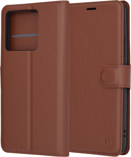 Techsuit Book Δερμάτινο Καφέ (Xiaomi 13T / 13T Pro)