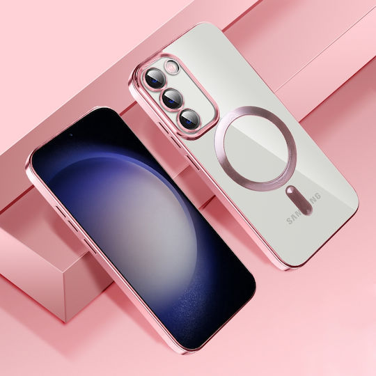 Techsuit Umschlag Rückseite Silikon Gold (Galaxy S22 5G)