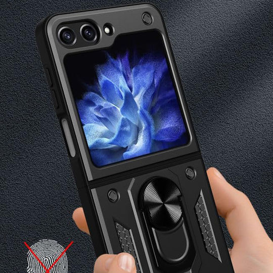 Techsuit Camshield Back Cover Πλαστικό / Σιλικόνης Μαύρο (Samsung Galaxy Z Flip6)