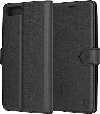 Techsuit Book Leather Black (iPhone 8/7 Plus)