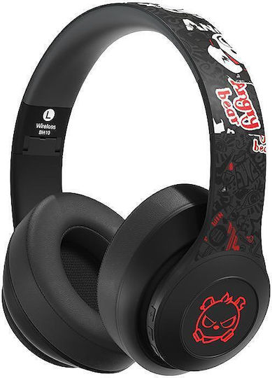 Nubi BH10 Angry Bear Wireless Over Ear Gaming Headset with Connection Bluetooth Black / White