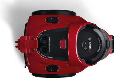 Bosch Staubsauger 700W Beutellos 1.5Es Rot