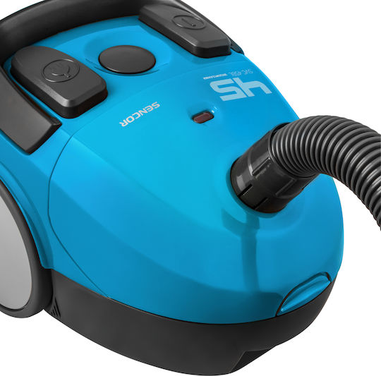 Sencor SVC 45BL Прахосмукачка 1400W С торба 1.5лт Син