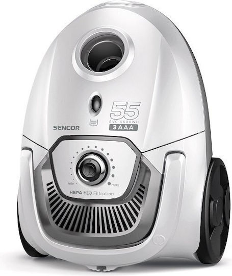 Sencor Ηλεκτρική Σκούπα 700W με Σακούλα 2lt Λευκή