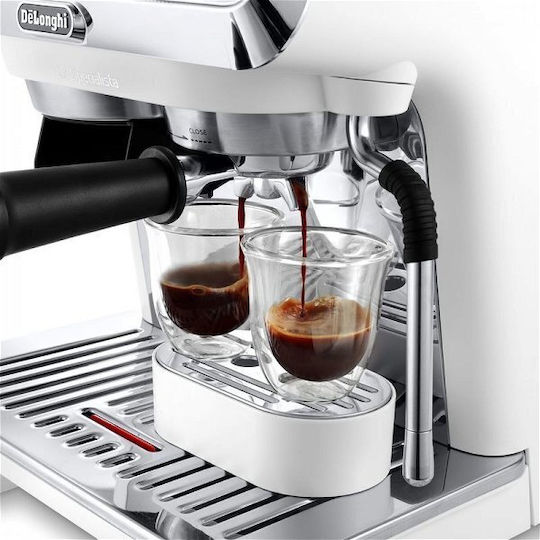 De'Longhi La Specialista Αυτόματη Μηχανή Espresso 1550W Πίεσης 15bar με Μύλο Άλεσης Λευκή EC9155.W