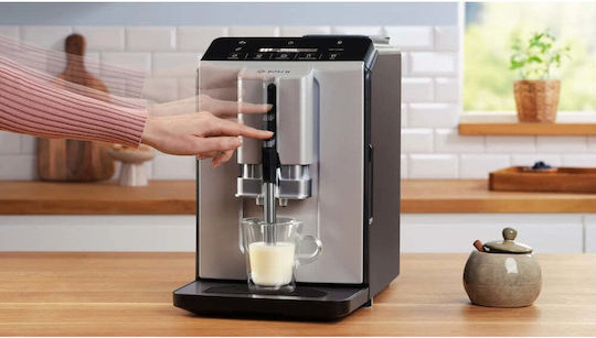 Bosch VeroCafe Αυτόματη Μηχανή Espresso 1300W Πίεσης 15bar με Μύλο Άλεσης Μαύρη