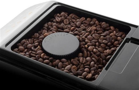 ETA Nero Crema Αυτόματη Μηχανή Espresso 1350W Πίεσης 20bar για Cappuccino με Μύλο Άλεσης Μαύρη 8180 90000