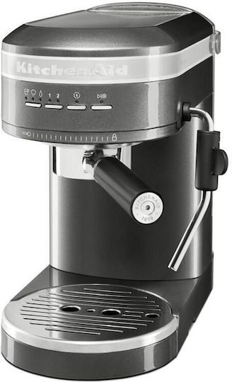 Kitchenaid 5KES6503EMS Еспресо Кафемашина 1470W Налягане 15bar Сребрист Медальон 5KES6503EMS