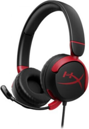 HyperX Cloud Mini На ушите Геймърски слушалки с връзка 3,5 мм Red/Black за Nintendo Switch / PC / PS4 / PS5 / XBOX