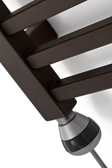 Terma Bone DW Πετσετοκρεμάστρα Μπάνιου 1910x500 657kcal/h Μαύρη