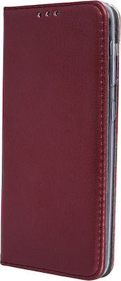 A Flap Leatherette Holster Magnet Wallet Leather Burgundy (Galaxy A25 5G)