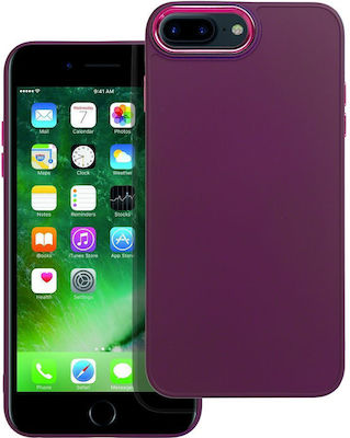 Frame Book Plastic Magnetic Purple (iPhone 8/7 Plus)