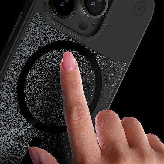 STM Back Cover Σιλικόνης Μαύρο (iPhone 15)