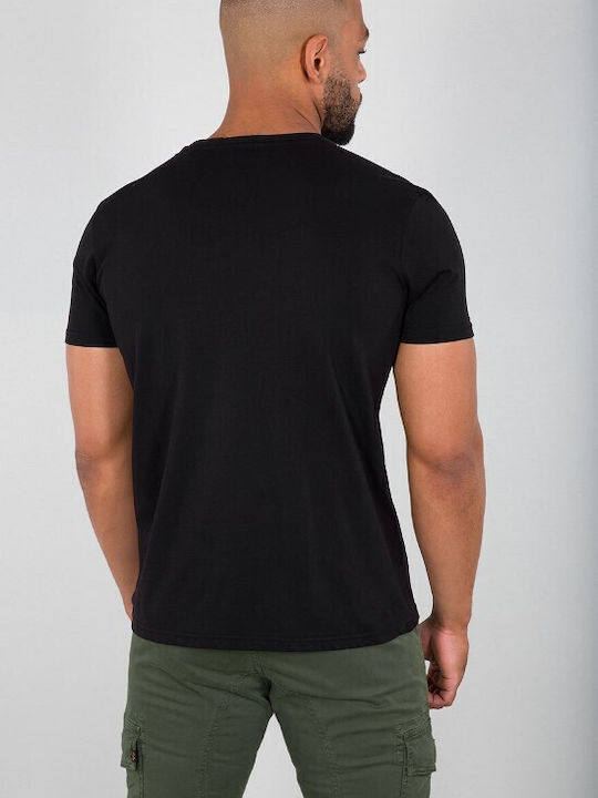 Alpha Industries Box Logo Men's Short Sleeve T-shirt Black