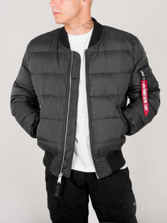 MA-1 Winter Jacket Puffer Black