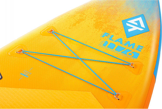 Aquatone Flame 12’6” Inflatable SUP Board with Length 3.81m Orange