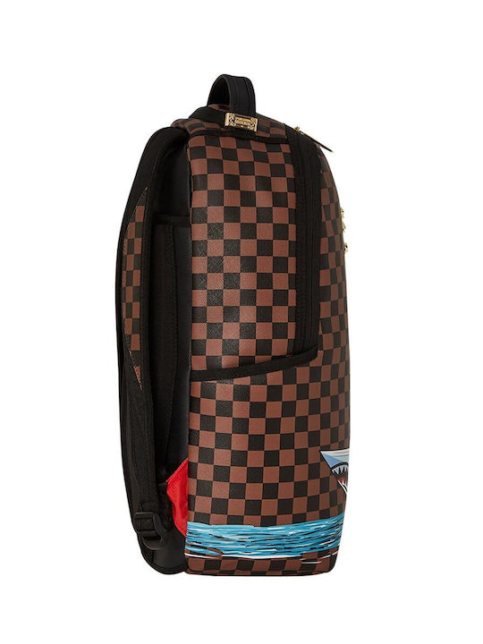 Sprayground School Bag Backpack Junior High-High School in Brown color