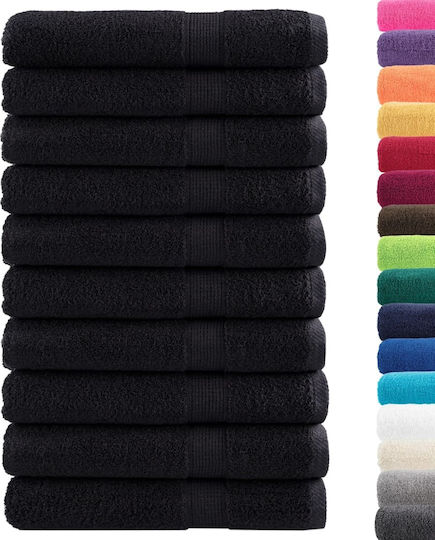 vidaXL Set 10 Hotelhandtücher 200x80 cm Gewicht: 600gsm