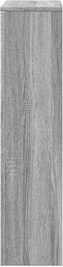 vidaXL Gray Particleboard Radiator Cover 78x20x82cm