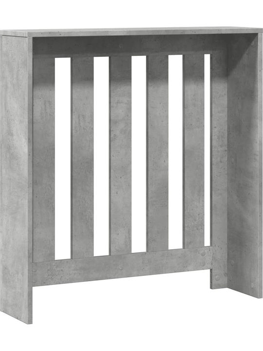 vidaXL Gray Particleboard Radiator Cover 78x20x82cm