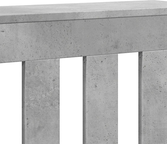 vidaXL Κάλυμμα Καλοριφέρ από Μοριοσανίδα Γκρι 78x20x82cm