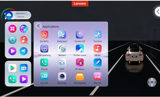 Lenovo Ηχοσύστημα Αυτοκινήτου για Toyota Highlander BMW X1 / X3 / X4 2014-2019 (Bluetooth/USB/AUX/WiFi/GPS/Apple-Carplay/Android-Auto) με Οθόνη Αφής 10"