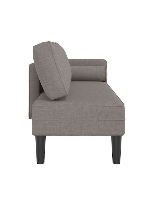 Fabric Recliner Brown L116.5xW62xH71cm