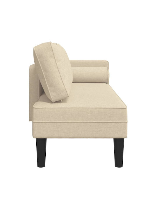 Fabric Recliner Beige L116.5xW62xH71cm