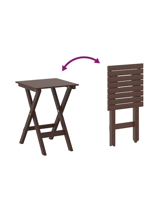 Garden & Outdoor Furniture Sets Living Room Set 3 Pieces Brown