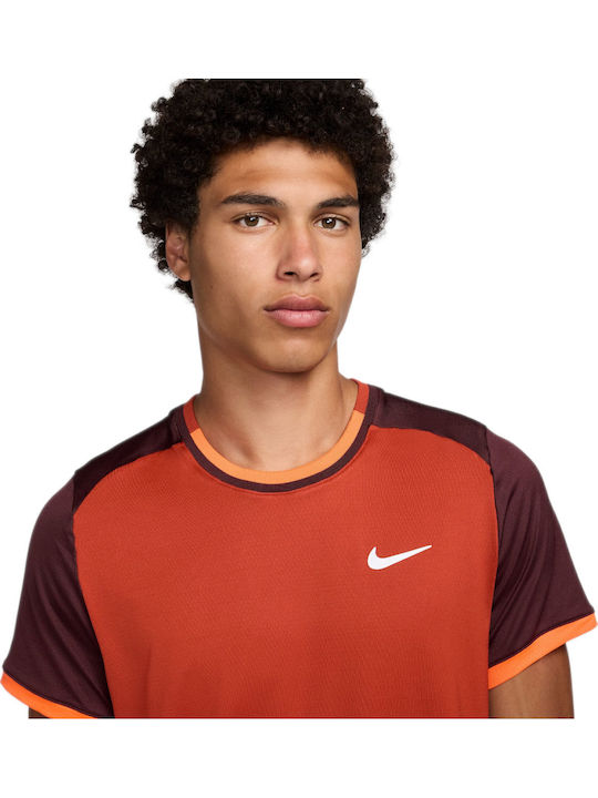 Nike FD5320-626 Men's Red Tennis Blouse
