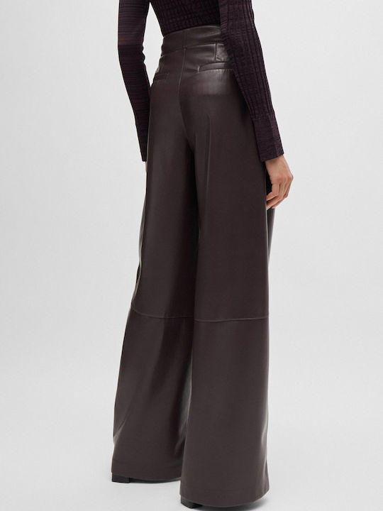 Dama Tesatura Pantaloni Maro