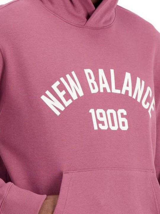 New Balance Men's Sweatshirt with Hood Burgundy