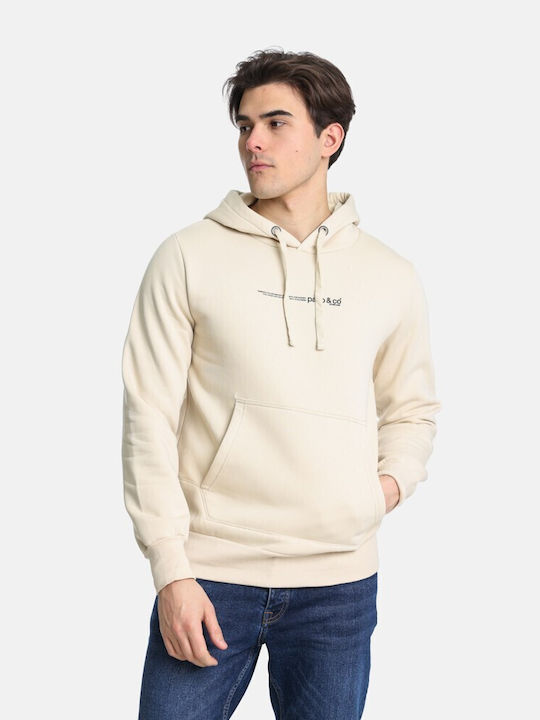 Paco & Co Herren Sweatshirt Beige