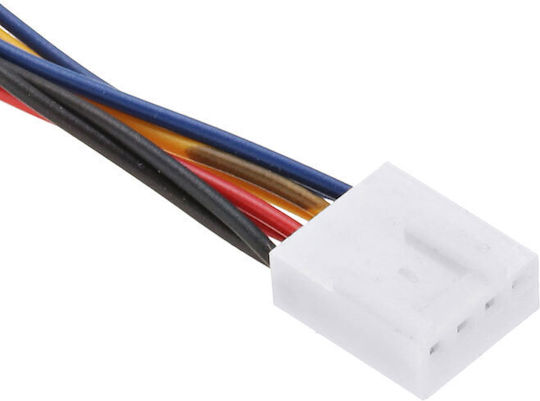 No Brand Y-splitter Fan 4pin To 2x4pin 0.3m Power Cord Multicolor 18320