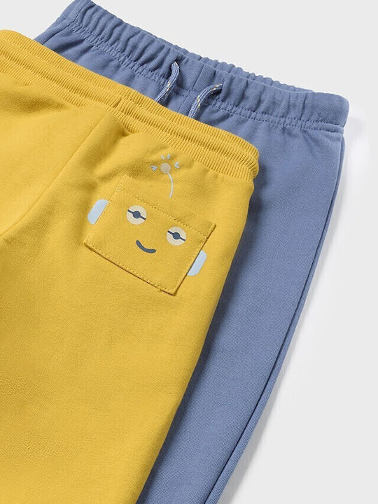 Kinder Sweatpants Set - Jogginganzug Beige 3Stück Robot