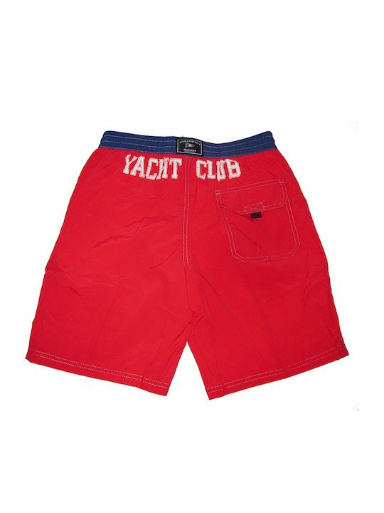 Scuola Nautica Italiana Herren Badebekleidung Shorts red