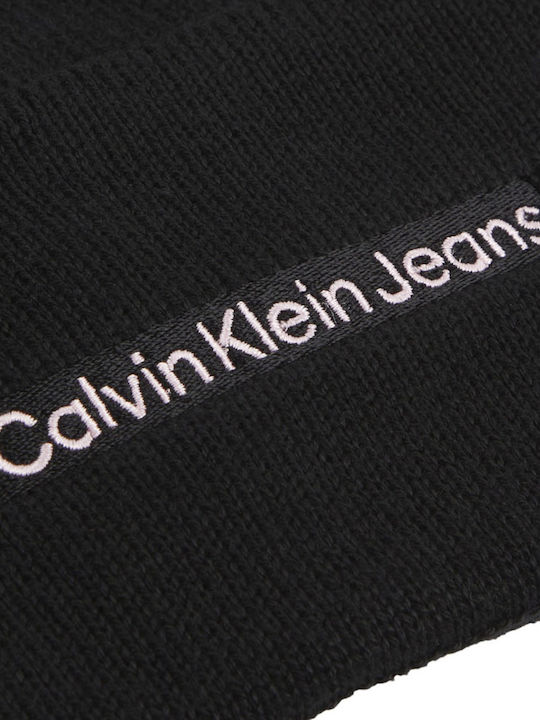 Beanie Unisex Beanie Knitted in Black color
