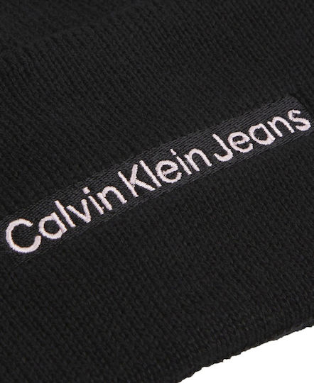 Beanie Unisex Beanie Knitted in Black color