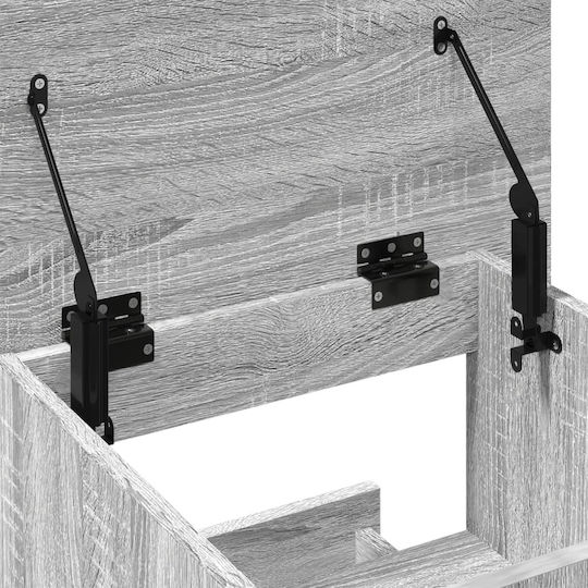 vidaXL Stand Music Height 107-107cm Brown 848029