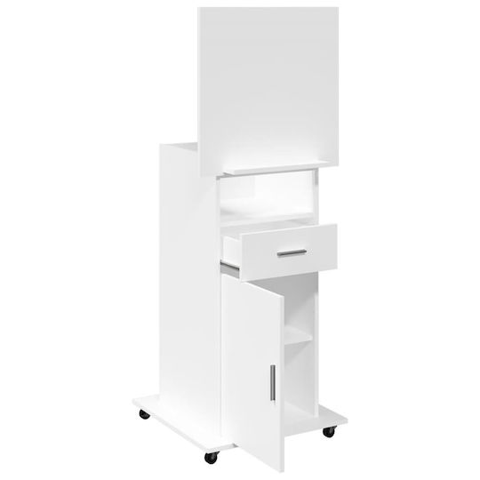 vidaXL Stand Music Height 107-107cm White 848024
