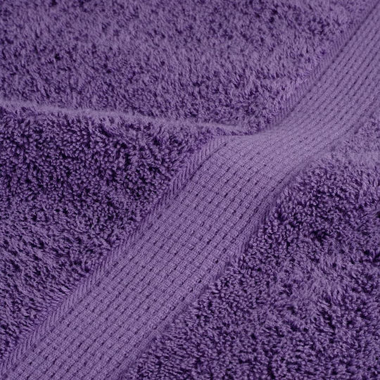 vidaXL Set 10 Hotel Pool and Beach Towels 200x80 cm 600gsm Purple