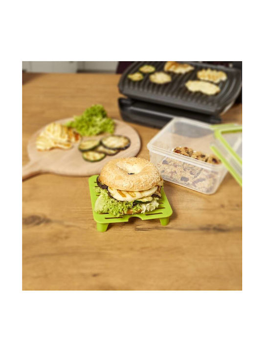 Tefal Plastic Lunch Box Masterseal Green 1300ml